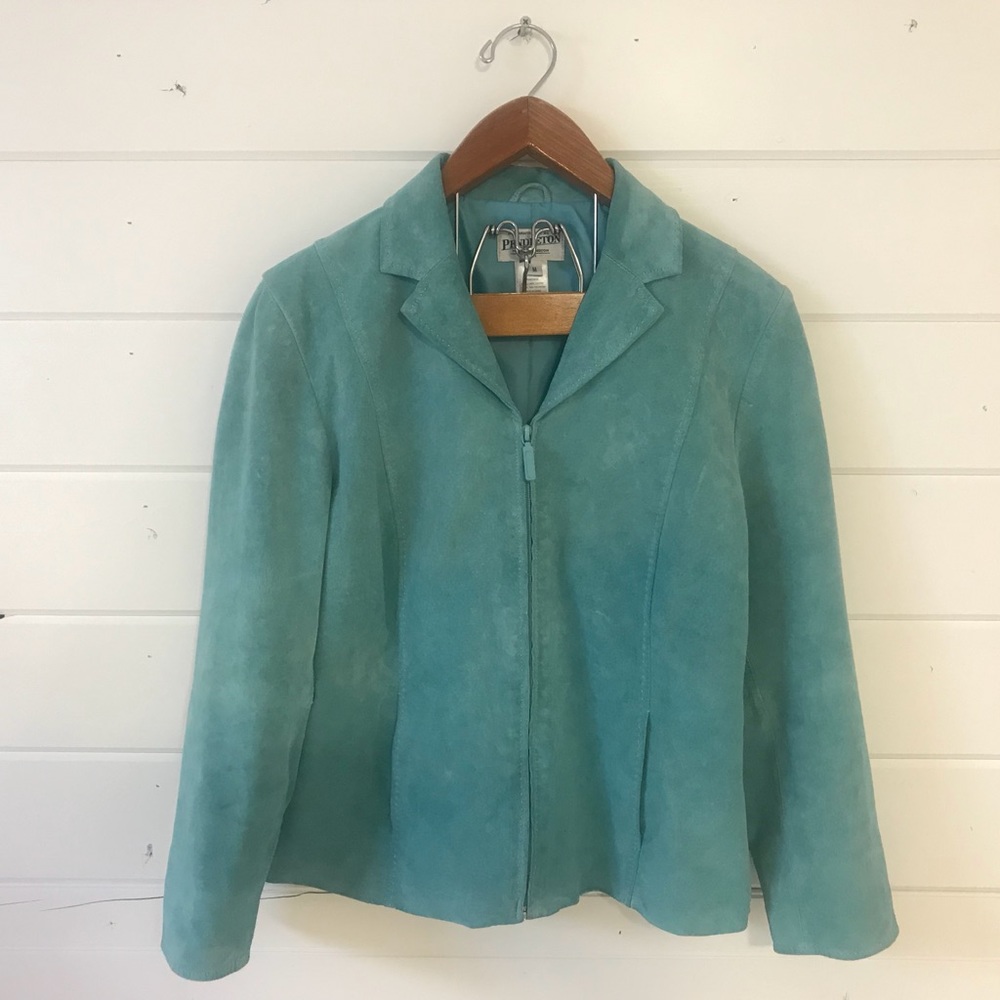 Pendleton Suede Leather Jacket. Sz M Petite.